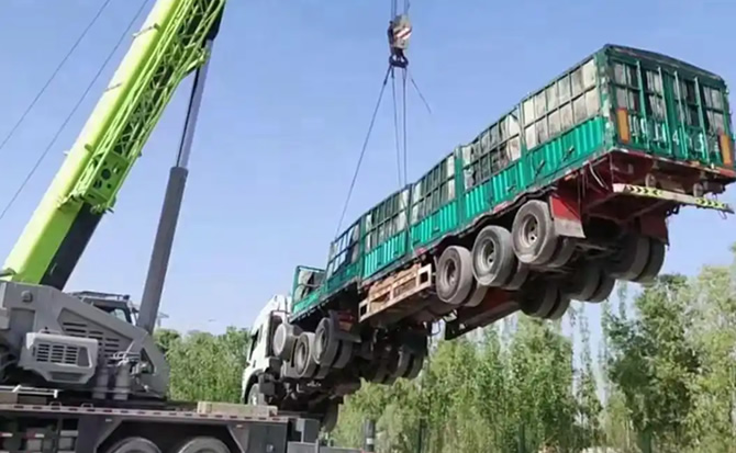 龙山区道路脱困救援案例